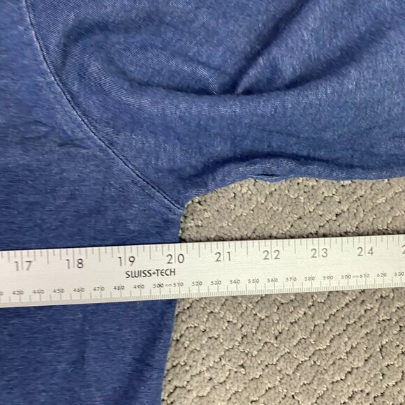 Johnnie-O Sully 1/4 Zip Pullover Men's Medium Midnight Navy Blue Sweatshirt - Picture 11 of 12